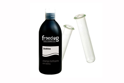 Picture of FREEDOG Biotin shampoo helps to strenghten dogs coat